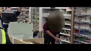 Video captures theft in progress at valley Walgreens