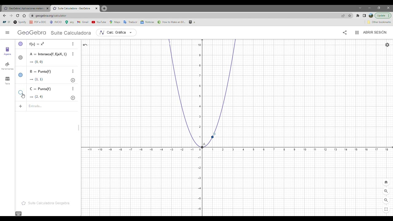 Uso Basico De Geogebra - YouTube