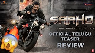 Saaho Official Telugu Teaser Review | Prabhas | Shradha Kapoor | Sujeeth | Raatnam Media