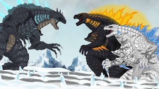 Magfrost Zilla VS Evo Shimozilla & Magma Shin Shimozilla : Fusion of Godzilla and Shimo 02