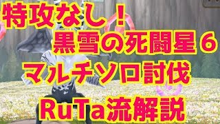 【ヴァルコネ】特攻キャラなし！黒雪の死闘星６マルチソロ討伐！【RuTa流解説】