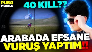 ARABADA EFSANE VURUŞ YAPTIM!! NARUTO BİLE HAYRAN KALDI!! - PUBG Mobile