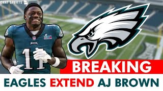 JUST IN: Philadelphia Eagles EXTEND AJ Brown Ahead Of 2024 NFL Draft  | Eagles News Alert