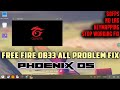 How To Fix Free Fire OB33 All Problem In Phoenix OS | 60FPS No Lag | Low End Pc