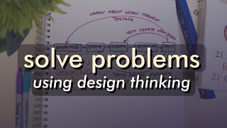 solve problems using design thinking | problem solve like consultants #designthinking #design