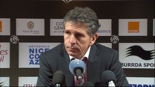 Conférence de presse OGC Nice - Montpellier Hérault SC (2-0) / 2012-13