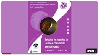LMSi Estudios de aquenios de Quinoa a condiciones exoplanetarias