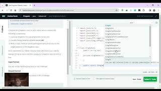 Java Singleton Pattern | HackerRank