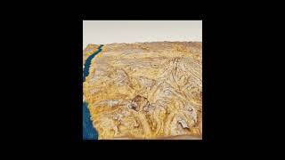 sculpted topographic maps