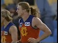 Michael Gale playing for the Fitzroy Lions against the Sydney Swans