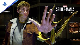 Marvel's Spider-Man 2 New Yellow Symbiote Peter Gives Up His Suit To Save Lizard \u0026 Hidden Scenes