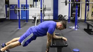 Dumbbell Plank Rows