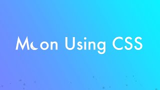 Moon Using CSS