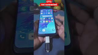 OTG not connected in mobile | Usb not connected in mobile | pen drive not connected #shorts