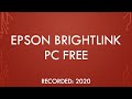 Epson Brightlink pcfree