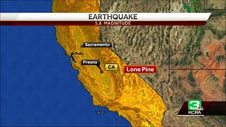 Magnitude 5.8 quake shakes remote central California