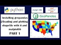 Installing geopandas | Reading and plotting shapefile with it and matplotlib Part 1