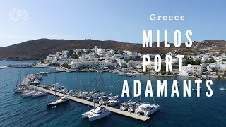 Milos island: Port Adamants Cyclades Greece SeaTV Sailing Channel