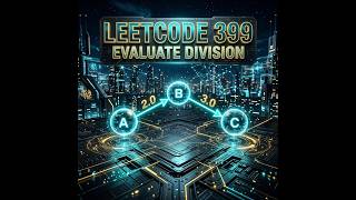 LeetCode 399: Evaluate Division in less than 5 minutes | Graph DFS