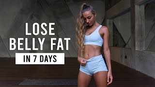 LOSE BELLY FAT in 7 Days (Intense Abs & Cardio) | 20 Minute Home Workout