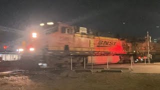 BNSF Unit Train (U-PUXSLO) at Denton, TX (February 24, 2025)