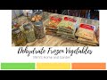 Dehydrating Frozen Vegetables