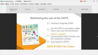 Localising the CEFR for English Language Education in Taiwan