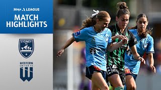 HIGHLIGHTS: Sydney FC v Western United | Ninja A-League