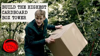 Build The Highest Cardboard Box Tower | Full Task | Taskmaster