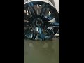 Hydrodipping alloy wheel