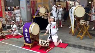 海東流神楽太鼓「綿寄せ（わたよせ）」　2018スジャータ祭り　万松寺