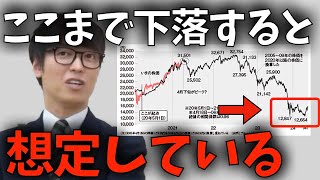 【株式投資】日経平均はここまで下落すると思ってます。下落した時の対処方法はこれです。【テスタ/株デイトレ/初心者/大損/投資/塩漬け/損切り/ナンピン/現物取引/切り抜き】