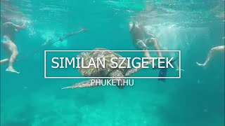 Thaiföld  fakultatív programok: Similan szigetek és teknősök