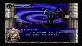 Castlevania Symphony of the Night-Alucard Meets Death