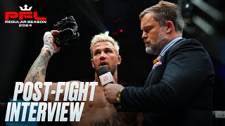 Brennan Ward Retirement Post Fight Interview | 2024 PFL Regular Season