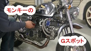 【ＤＩＹ整備】モンキー#43　キャブ(PC20)の調整