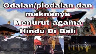 Odalan/piodalan dan maknanya menurut agama hindu di Bali-Bali channel Hits