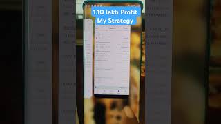 Rs.110000 Lakh Profit my S Strategy #trading