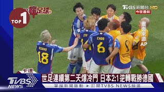 【每日必看】世足連續第二天爆冷門 日本2:1逆轉戰勝德國｜TVBS新聞