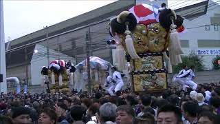 【新居浜太鼓祭り】令和元年（2019）川西地区 工場前 口屋太鼓台