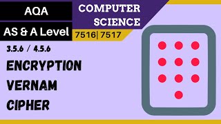 100. AQA A Level (7516-7517) SLR13 - 4.5.6 Encryption - Vernam cipher