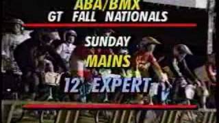 ABA BMX 1992 Fall Nationals Main Events