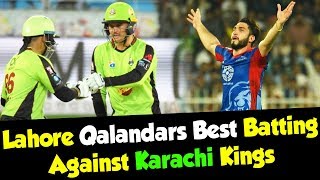 Lahore Qalandars Best Batting Against Karachi Kings | HBL PSL|M1H1