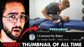 Reviewing the WORST thumbnails in YouTube history💔