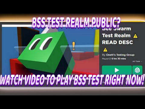 How To Play Bee Swarm Simulator Test Realm