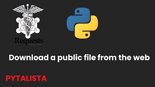 How to download a public file from the web with python [requests]