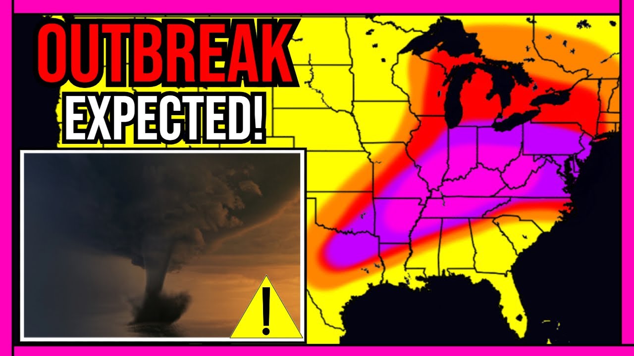 рџ ґbreaking Tornado Outbreak Expected With Live Chaser Violent