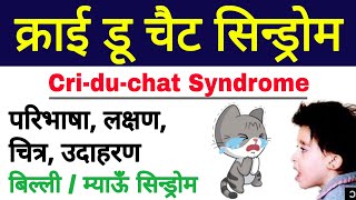 क्राई डू चैट सिन्ड्रोम (Cri-du-chat Syndrome)| cat cry syndrome in hindi symptoms | cri cat lakshan