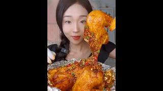 ASMR Spicy Chicken: A Mouthwatering Symphony of Sounds #mukbang