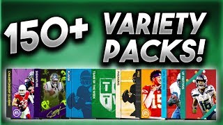 150+ PACKS! INSANE VARIETY PACK OPENING! - Madden Mobile 20